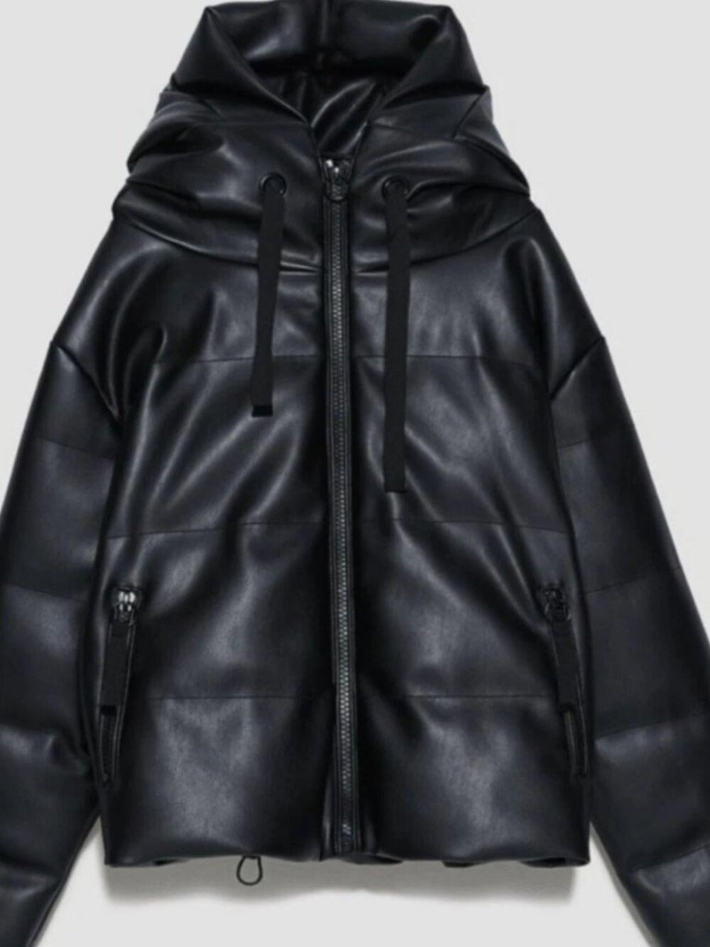Zara faux leather jacket